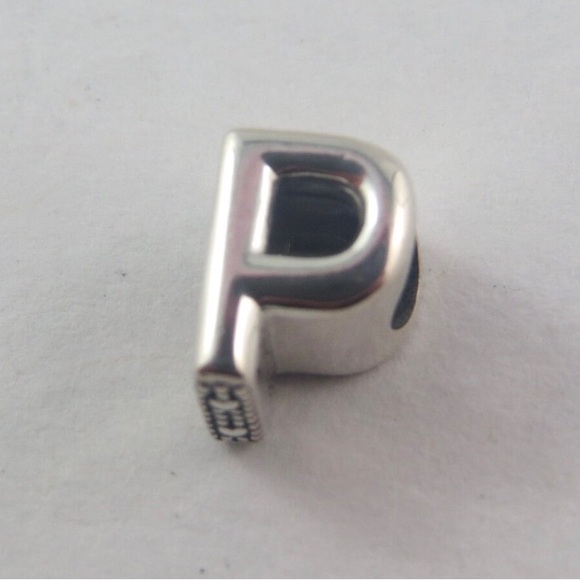 Pandora Letter Charm Letter P Charm Alphabet Charm Initial Charm #797470 - Picture 1 of 3